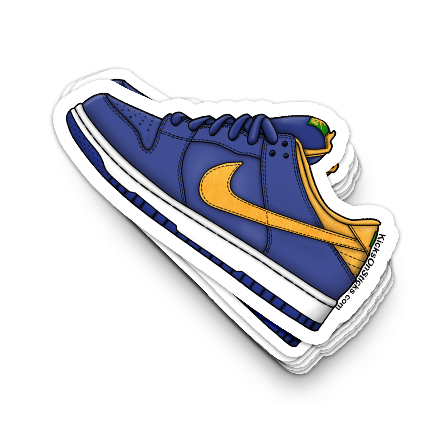 SB Dunk Low "Brazil" Sneaker Sticker