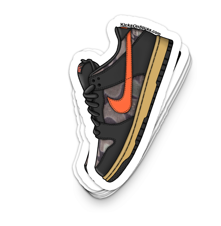 SB Dunk Low "Brian Anderson Camo" Sneaker Sticker