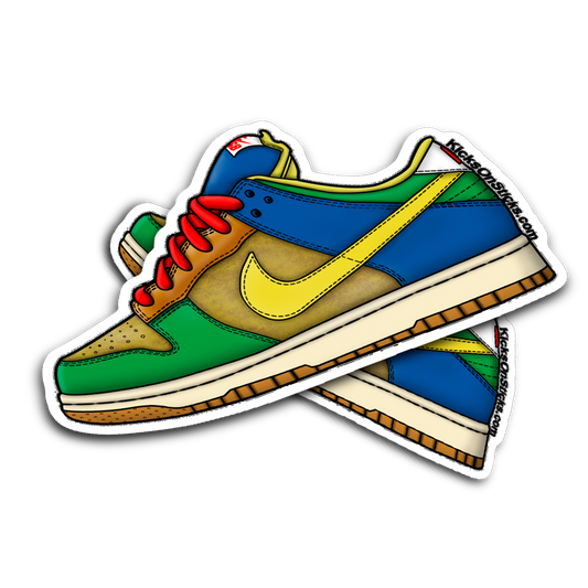 SB Dunk Low "Brooklyn Projects Halo" Sneaker Sticker