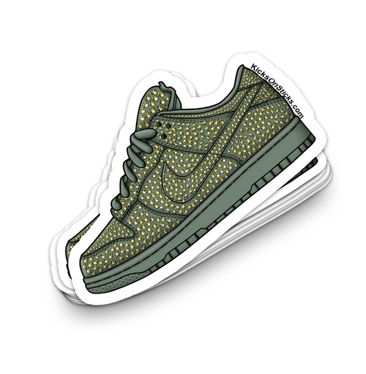 SB Dunk Low "CPFM Spiral Sage" Sneaker Sticker