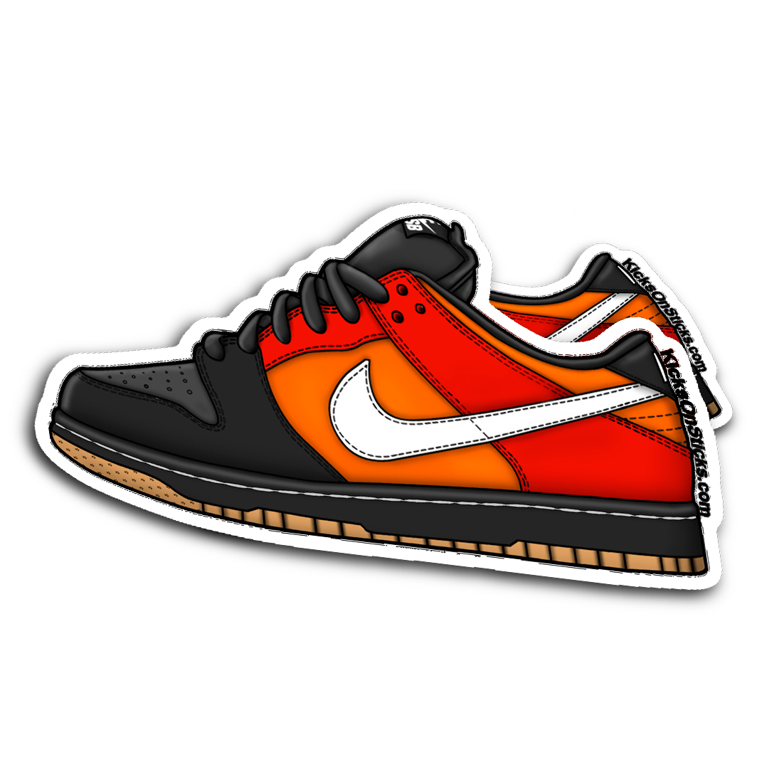 SB Dunk Low "Cinnabar" Sneaker Sticker