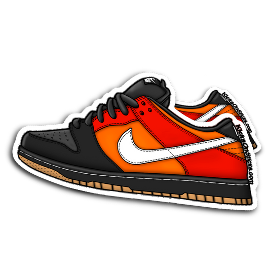 SB Dunk Low "Cinnabar" Sneaker Sticker