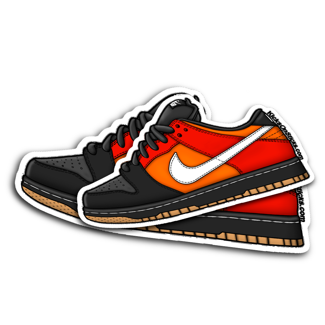 SB Dunk Low "Cinnabar" Sneaker Sticker