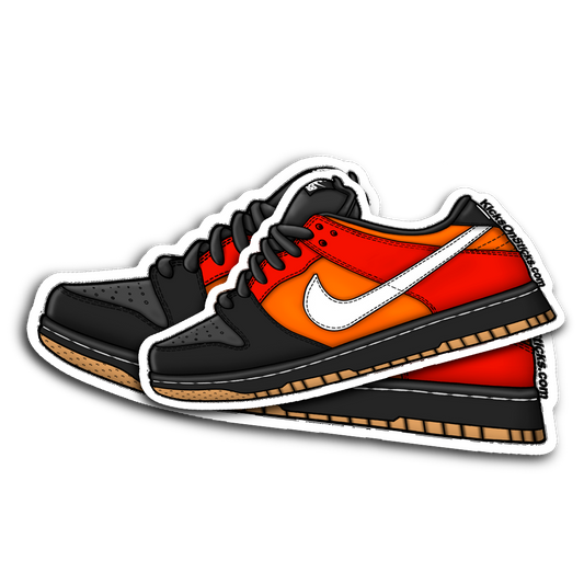 SB Dunk Low "Cinnabar" Sneaker Sticker