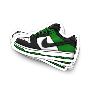 SB Dunk Low "Classic Green" Sneaker Sticker