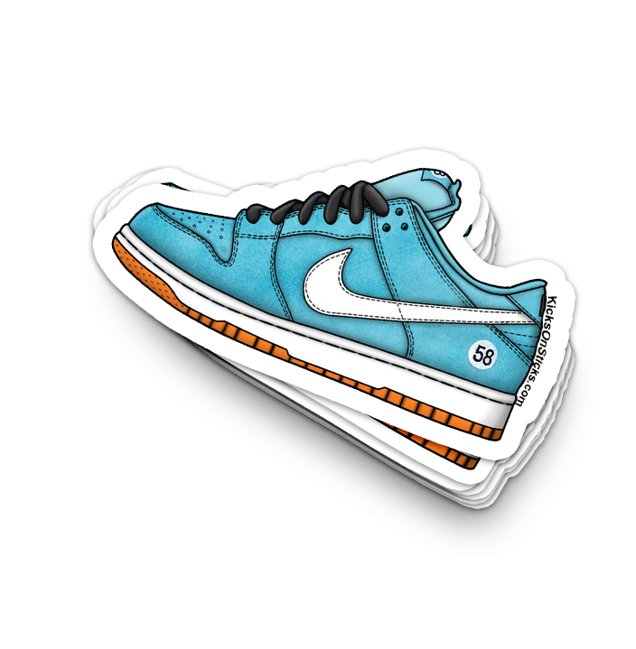 SB Dunk Low "Club 58" Sneaker Sticker