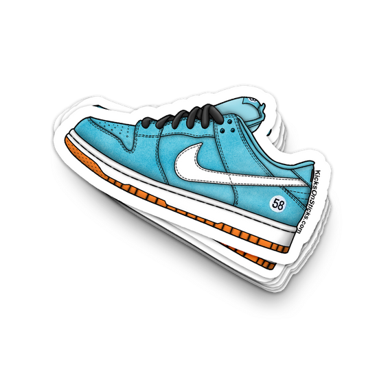 SB Dunk Low "Club 58" Sneaker Sticker