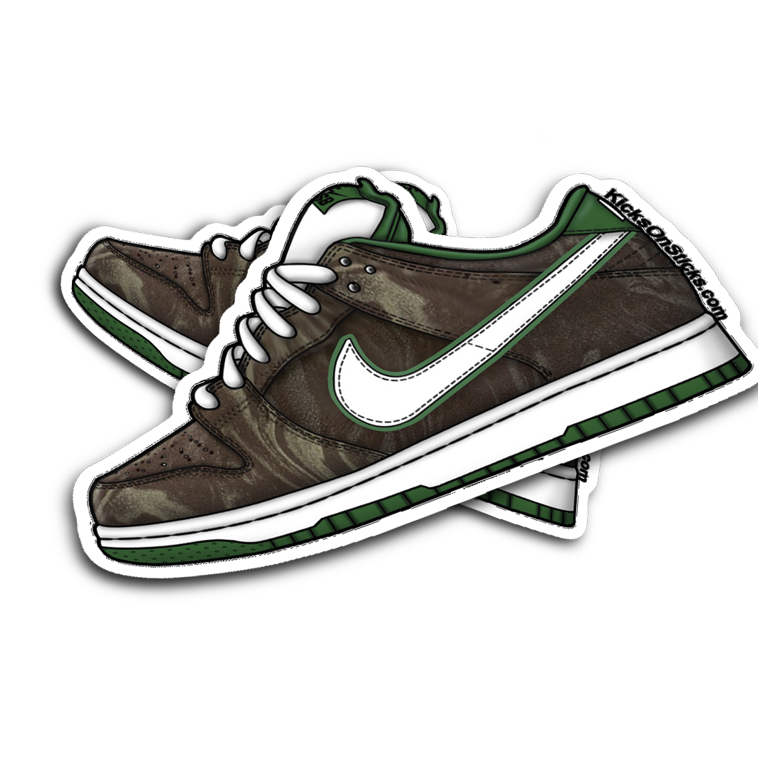 SB Dunk Low "Coffee Lovers/Starbucks" Sneaker Sticker