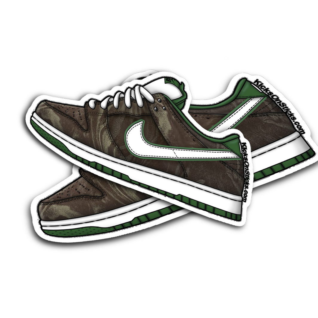 SB Dunk Low "Coffee Lovers/Starbucks" Sneaker Sticker