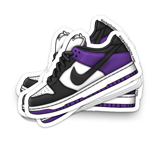 SB Dunk Low "Court Purple" Sneaker Sticker