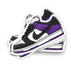 SB Dunk Low "Court Purple" Sneaker Sticker