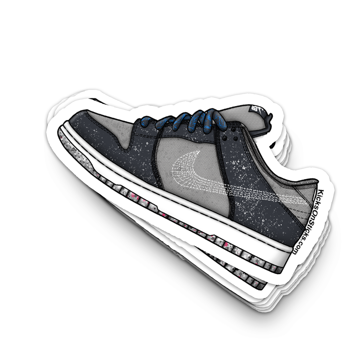 SB Dunk Low "Crater" Sneaker Sticker