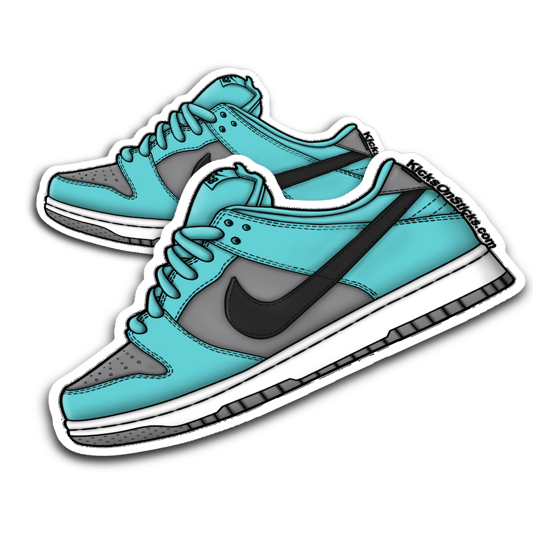 SB Dunk Low "Dusty Cactus" Sneaker Sticker