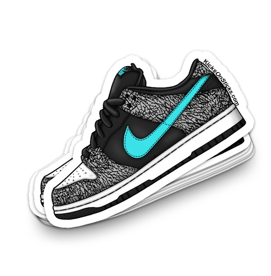 SB Dunk Low "Elephant" Sneaker Sticker