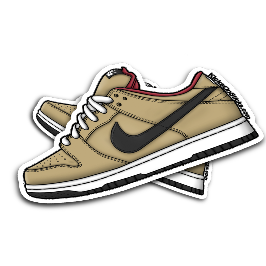 SB Dunk Low "Gold Dust" Sneaker Sticker