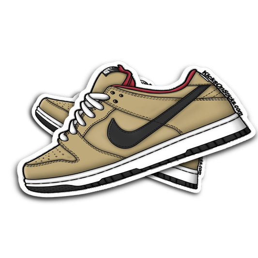 SB Dunk Low "Gold Dust" Sneaker Sticker