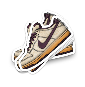 SB Dunk Low "Hemp Mahogany" Sneaker Sticker