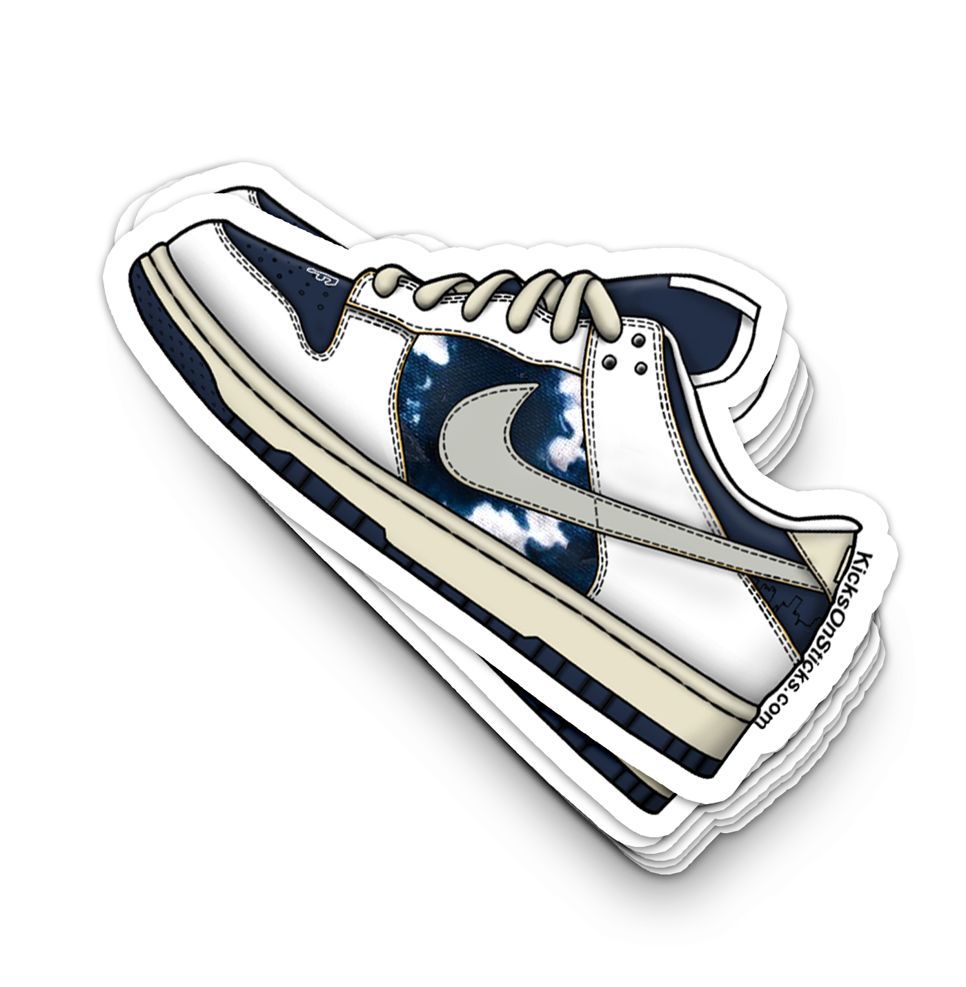 SB Dunk Low "Huf NY Distressed" Sneaker Sticker