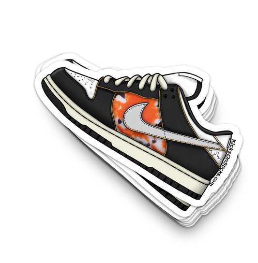 SB Dunk Low "Huf SF Distressed" Sneaker Sticker