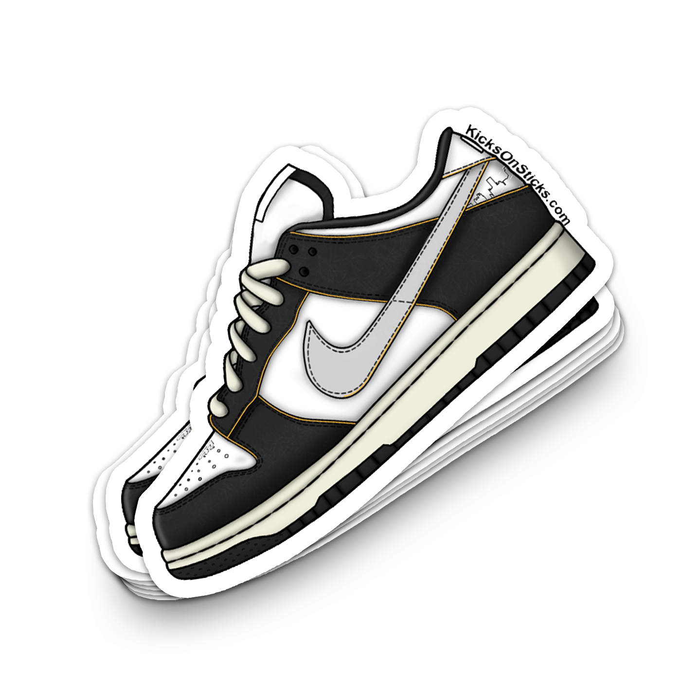 SB Dunk Low "Huf SF" Sneaker Sticker