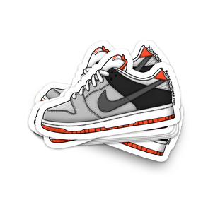 SB Dunk Low "Infrared AM90" Sneaker Sticker