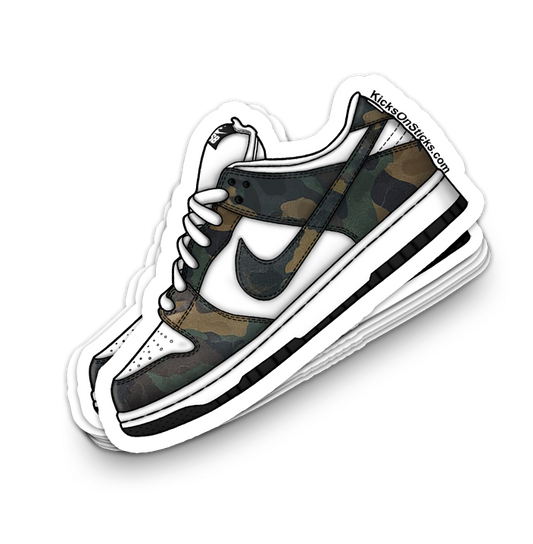 SB Dunk Low "Legion Green" Sneaker Sticker