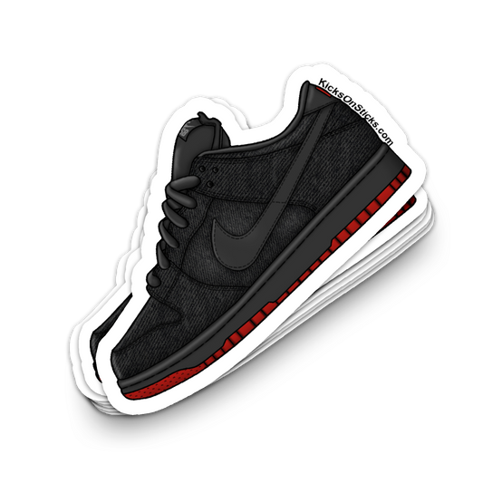 SB Dunk Low "Levi Black" Sneaker Sticker