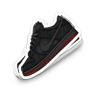 SB Dunk Low "Levi Black" Sneaker Sticker