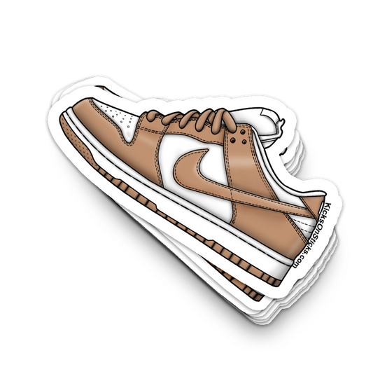 SB Dunk Low "Light Cognac" Sneaker Sticker
