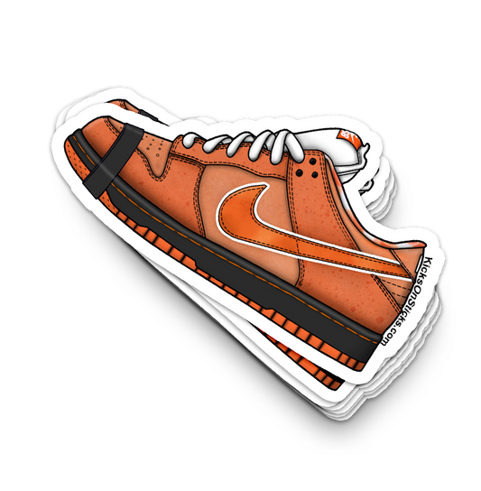 SB Dunk Low "Lobster Orange" Sneaker Sticker