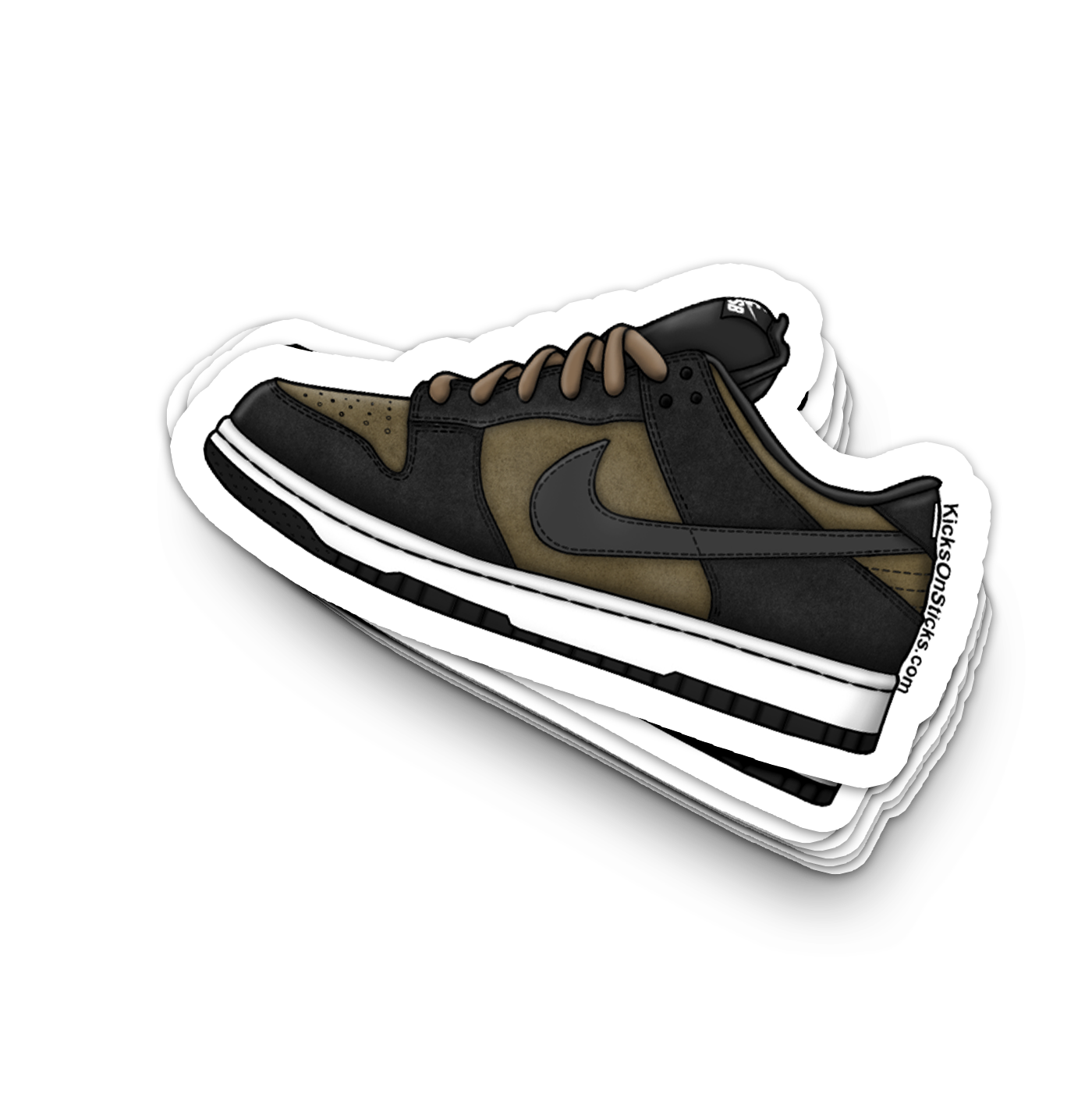 SB Dunk Low "Loden" Sneaker Sticker