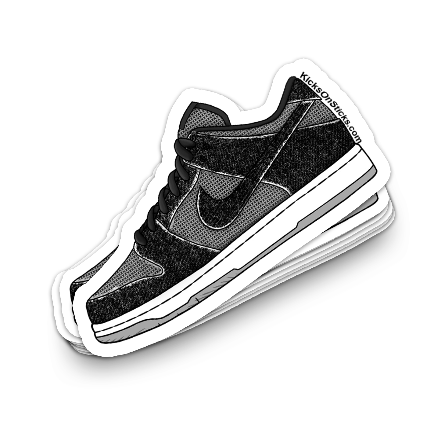 SB Dunk Low "Medicom Bearbrick" Sneaker Sticker