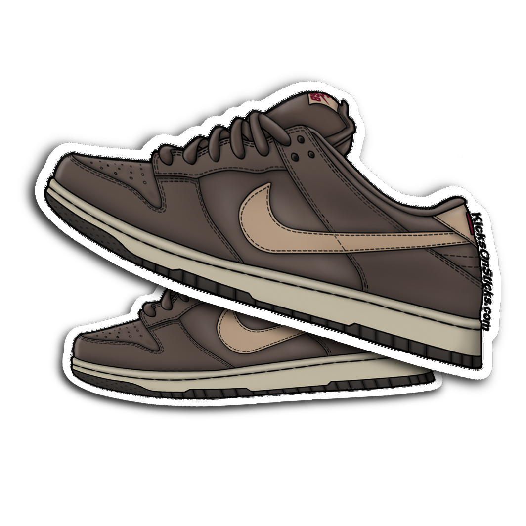 SB Dunk Low "Mocha 04" Sneaker Sticker