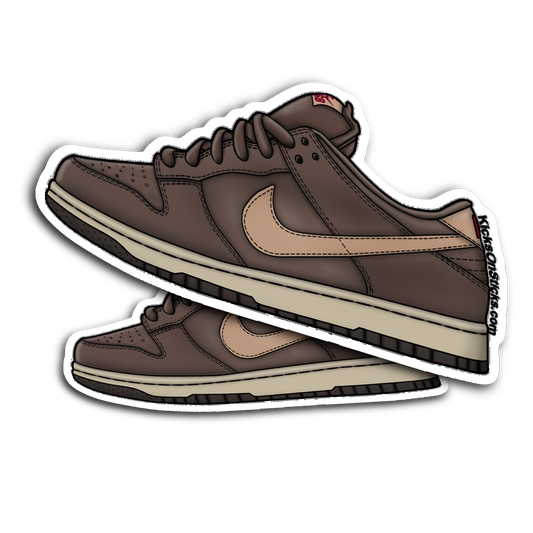 SB Dunk Low "Mocha 04" Sneaker Sticker