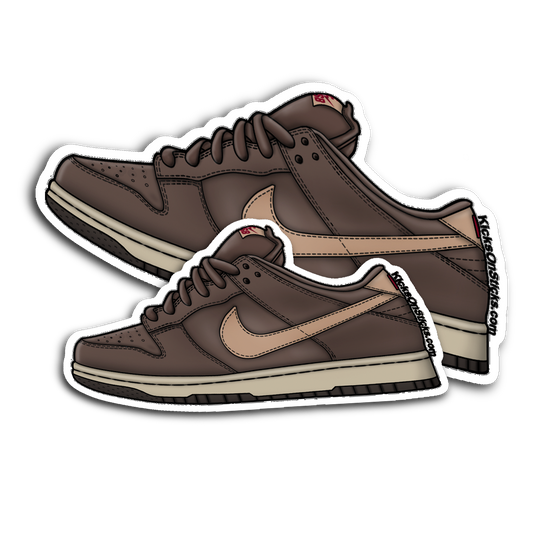 SB Dunk Low "Mocha 04" Sneaker Sticker