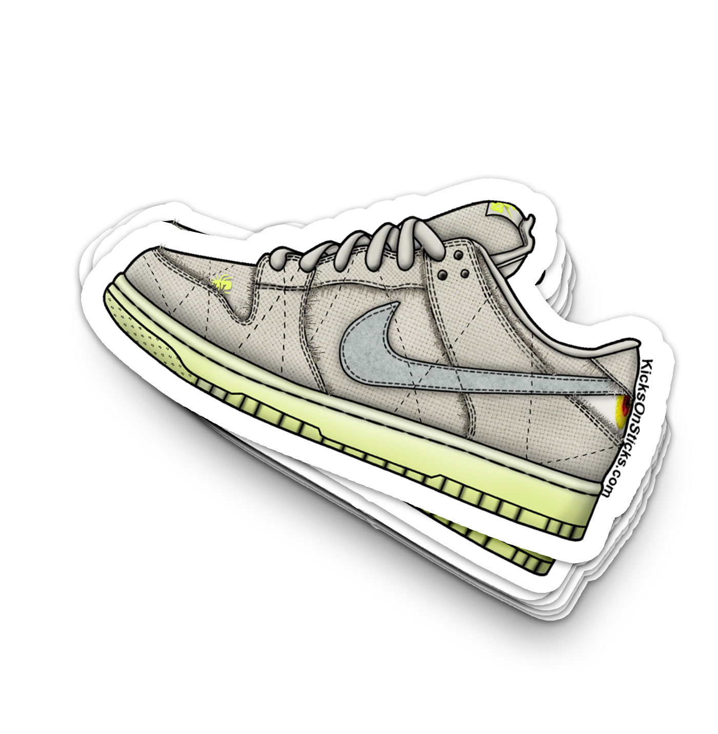 SB Dunk Low "Mummy" Sneaker Sticker