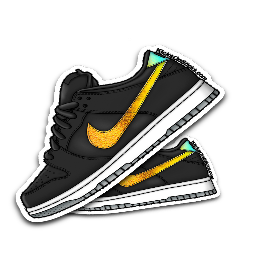 SB Dunk Low "Oil Spill" Sneaker Sticker