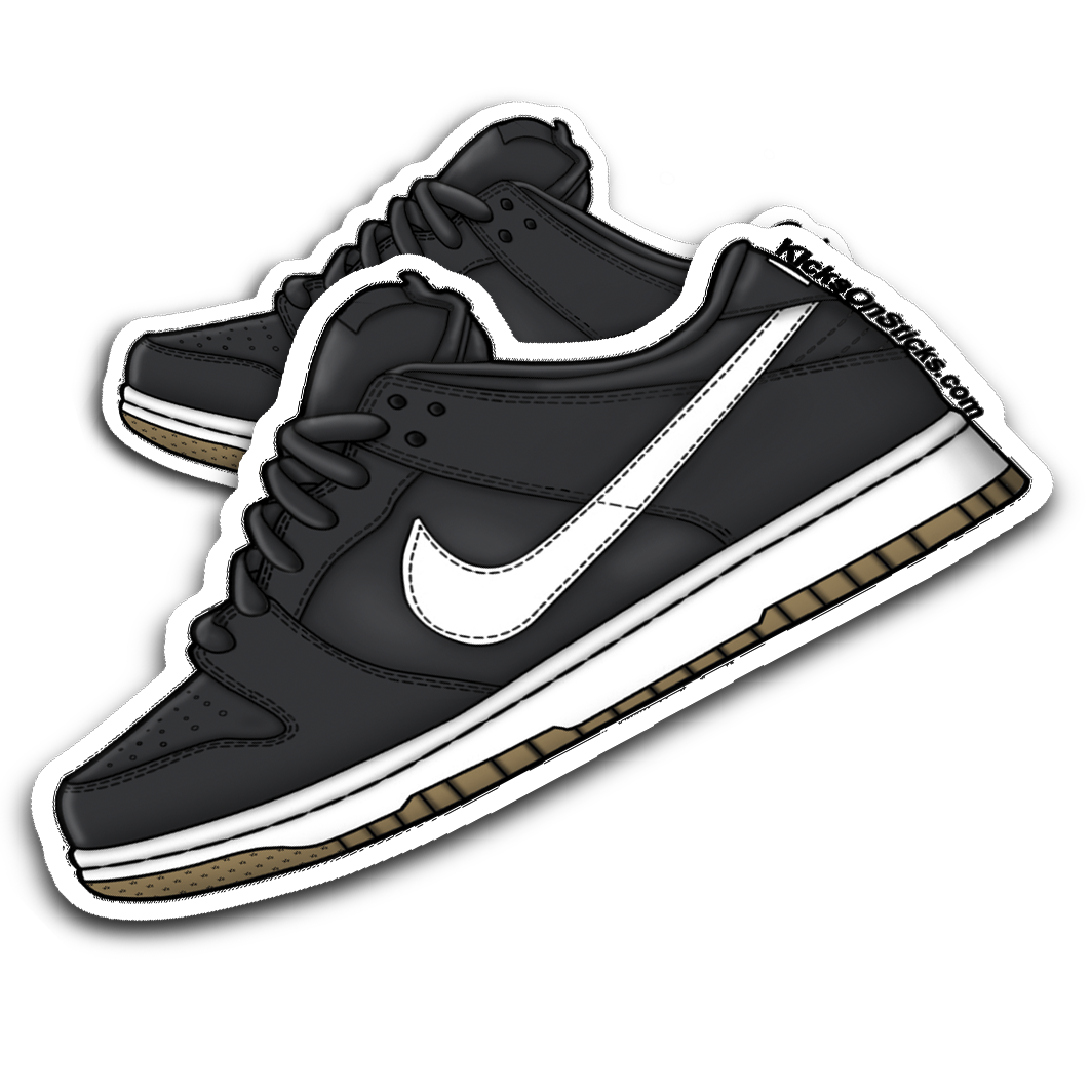SB Dunk Low "Orange Label Black" Sneaker Sticker