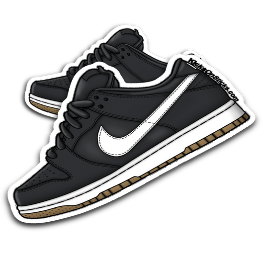 SB Dunk Low "Orange Label Black" Sneaker Sticker