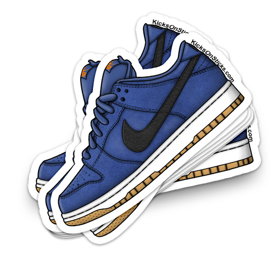 SB Dunk Low "Orange Label Navy" Sneaker Sticker