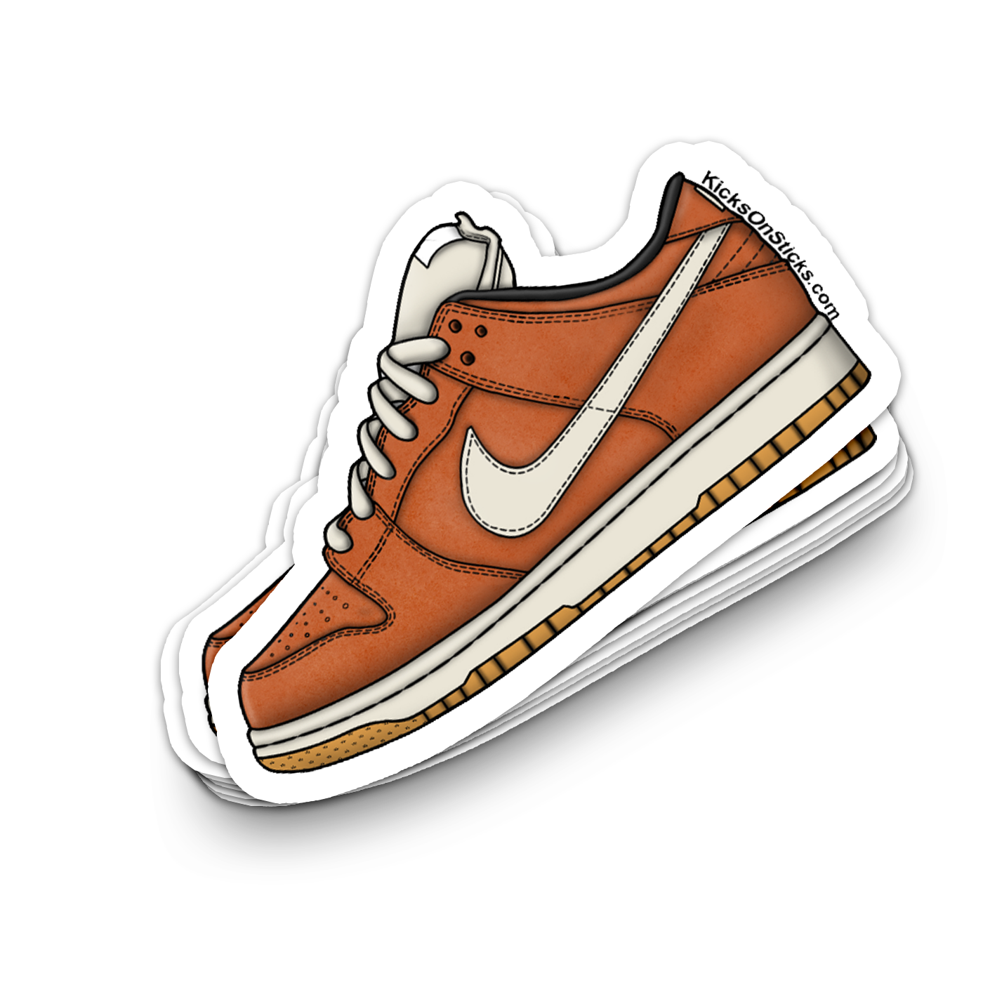 SB Dunk Low "Orange Label Russet" Sneaker Sticker