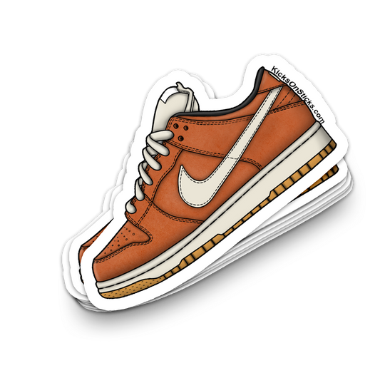 SB Dunk Low "Orange Label Russet" Sneaker Sticker