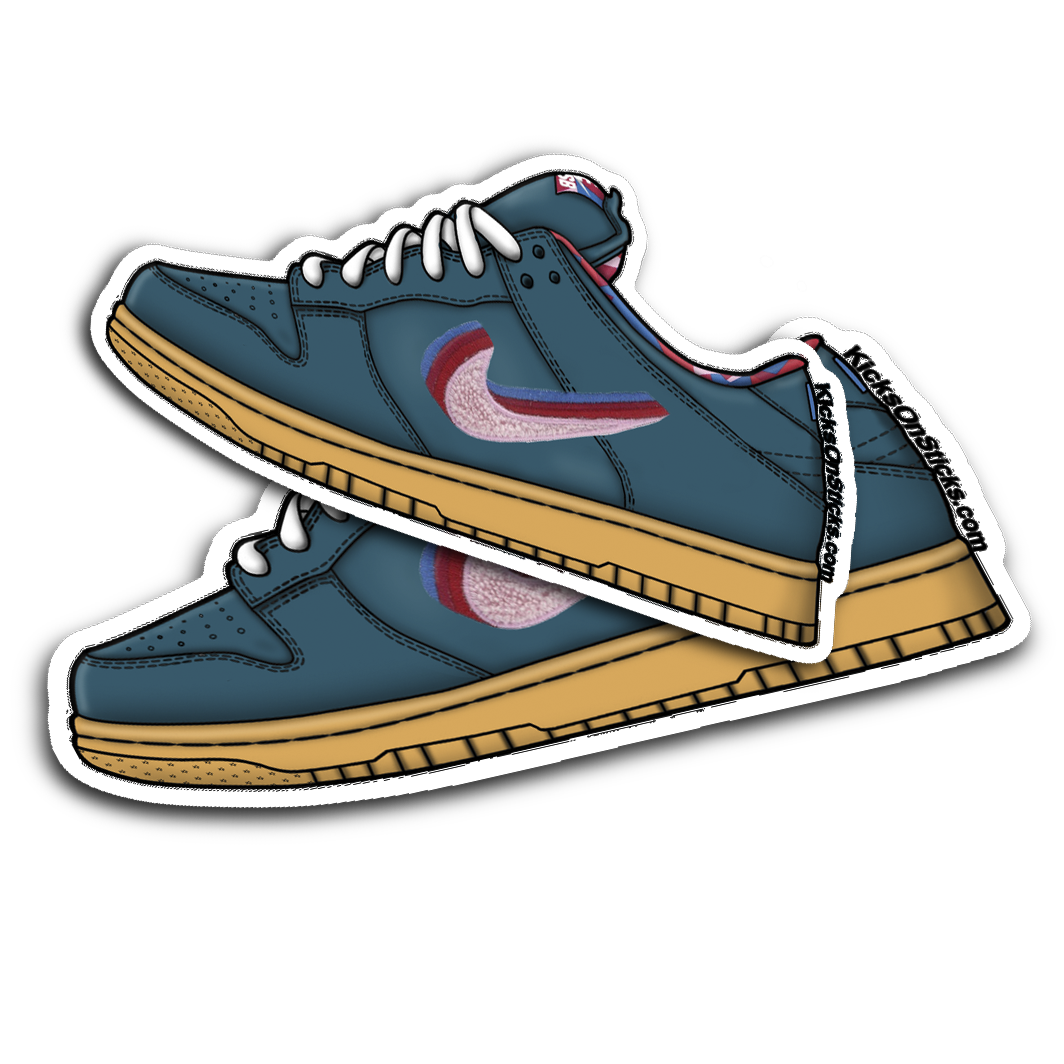 SB Dunk Low "Parra F&F" Sneaker Sticker