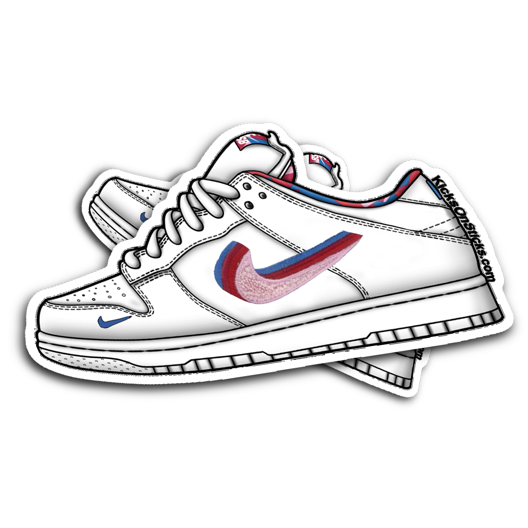 SB Dunk Low "Parra" Sneaker Sticker
