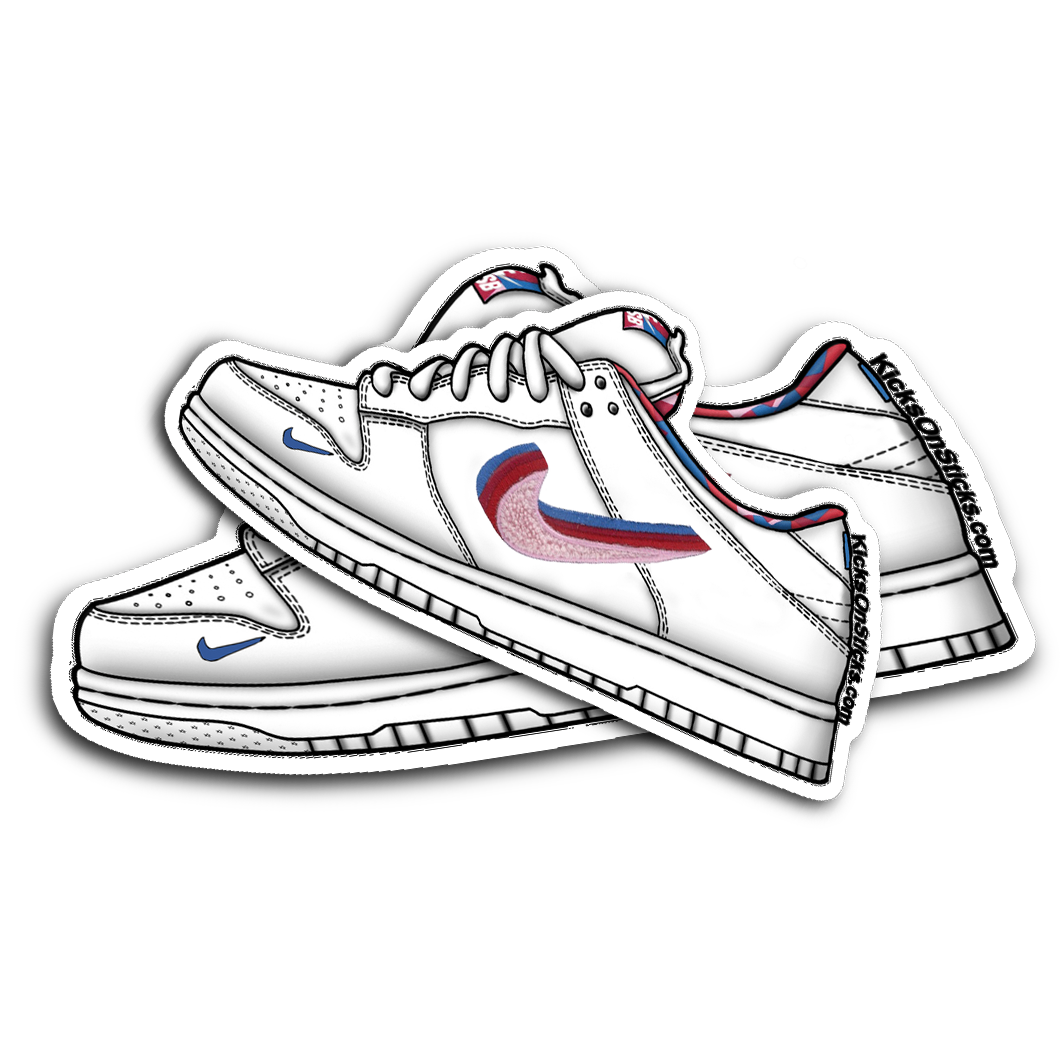 SB Dunk Low "Parra" Sneaker Sticker