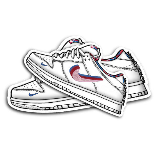 SB Dunk Low "Parra" Sneaker Sticker