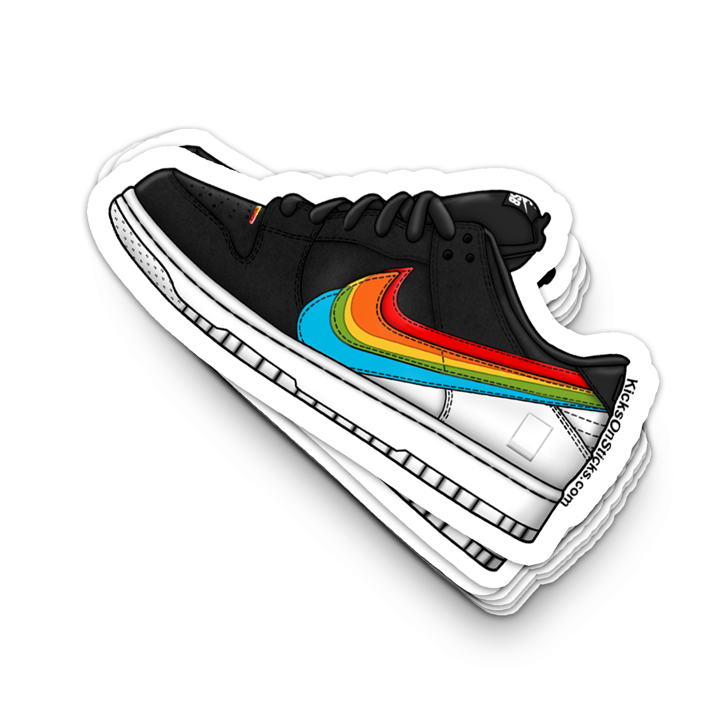 SB Dunk Low "Polaroid" Sneaker Sticker
