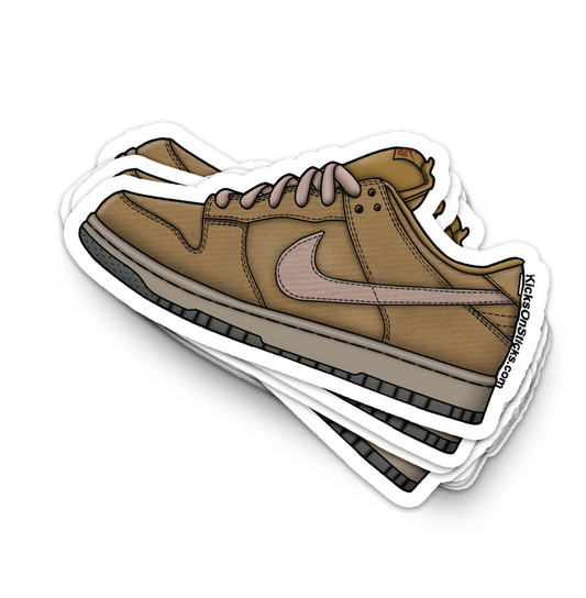 SB Dunk Low "Sandalwood" Sneaker Sticker