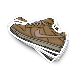 SB Dunk Low "Sandalwood" Sneaker Sticker