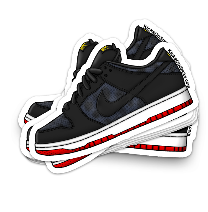 SB Dunk Low "Snake Eyes" Sneaker Sticker